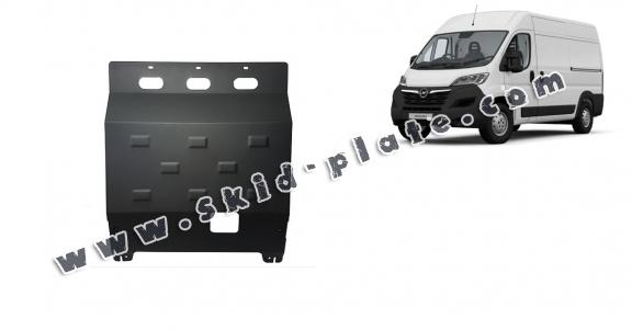 Steel skid plate for Opel Movano