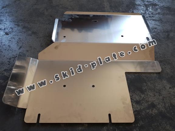 Aluminum differential skid plate for Toyota Hilux Revo