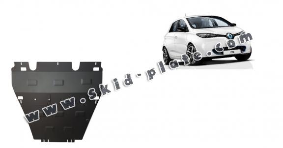 Steel skid plate for Renault Zoe