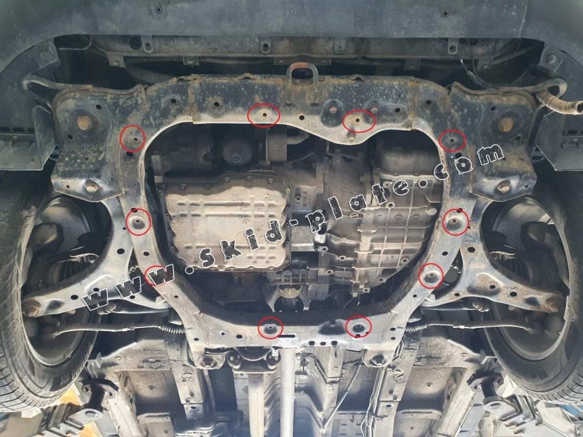 Steel skid plate for Kia Sorento