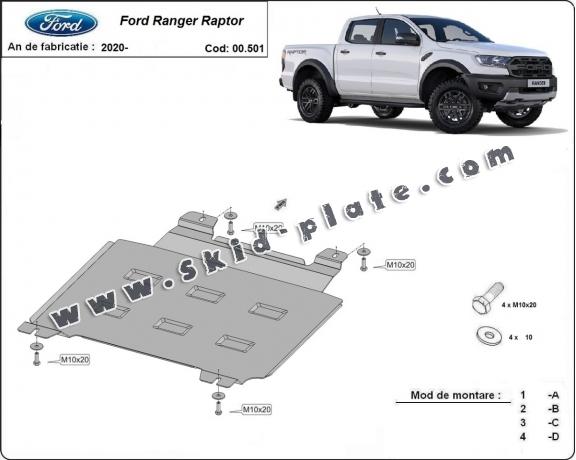 Ford Steel Skid Plate