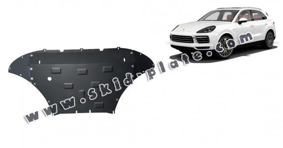 Steel skid plate for Porsche Cayenne