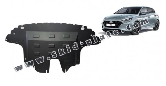 Steel skid plate for Hyundai i20