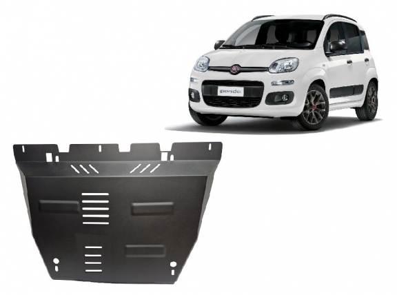 Steel skid plate for Fiat Panda 4x4