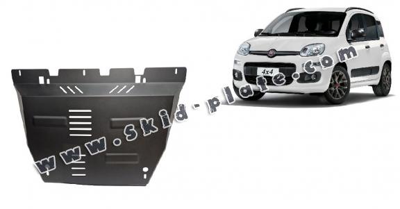 Steel skid plate for Fiat Panda 4x4