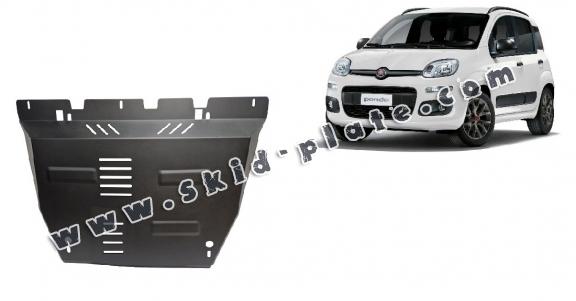Steel skid plate for Fiat Panda 4x2