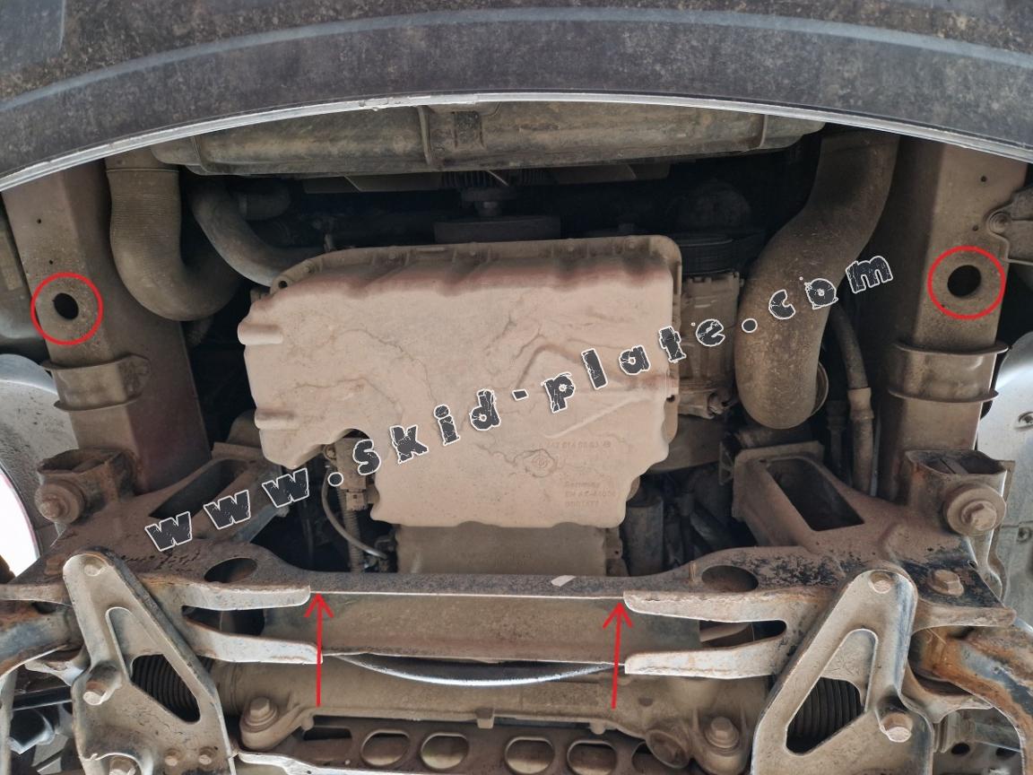 Skid plate for Mercedes Sprinter 907, 2,5 mm steel (gear box), 192,00