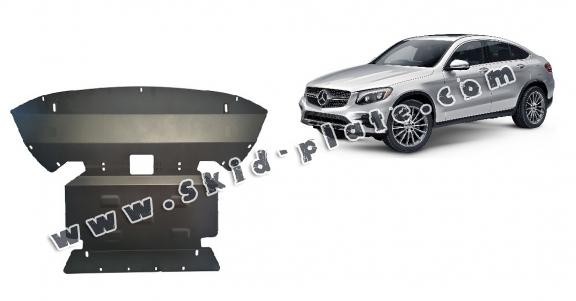 Steel skid plate for Mercedes GLC Coupe X253
