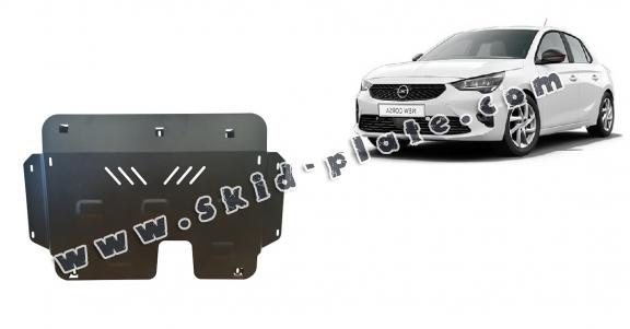 Steel skid plate for Opel Corsa F