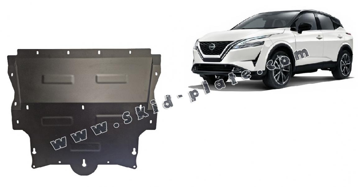 Steel skid plate for Nissan Qashqai J12