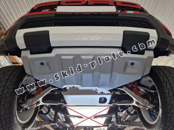 Aluminum skid plate for Ford Ranger Raptor