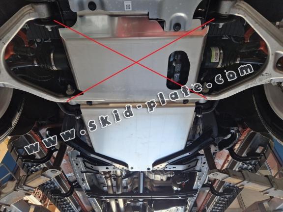 Aluminum gearbox skid plate for Ford Ranger Raptor