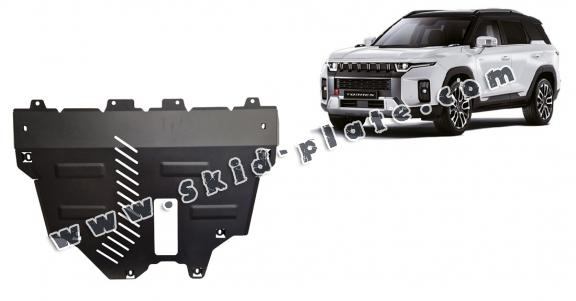 Steel skid plate for Ssangyong Torres