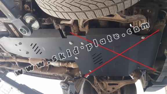 Steel gearbox skid plate for Suzuki Grand Vitara 