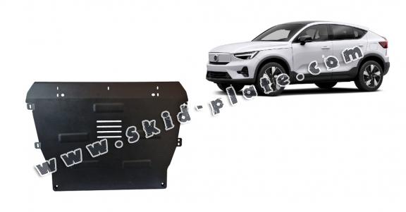 Steel skid plate for Volvo C40