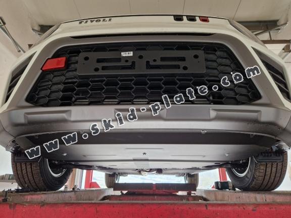 Steel skid plate for SsangYong Tivoli