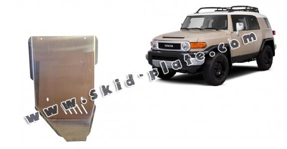 Aluminum gearbox skid plate for Toyota FJ Cruiser