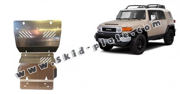 Aluminum skid plate for FJ Cruiser