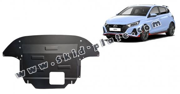 Steel skid plate for Hyundai i20