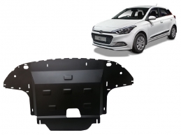 Steel skid plate for Hyundai i20