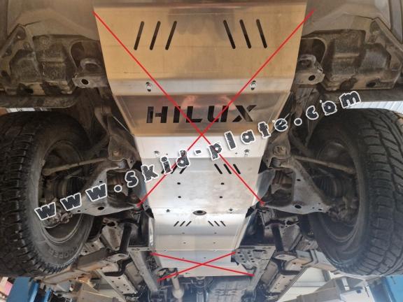 Aluminum gearbox skid plate for Toyota Hilux Invincible