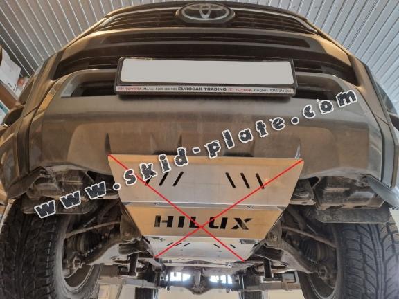 Aluminum differential skid plate for Toyota Hilux Invincible