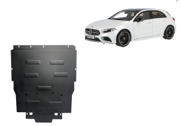 Steel skid plate for Mercedes A-Class W177