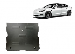 Front electric motor skid plate for Tesla Model Y AWD