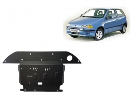 Steel skid plate for Fiat Punto