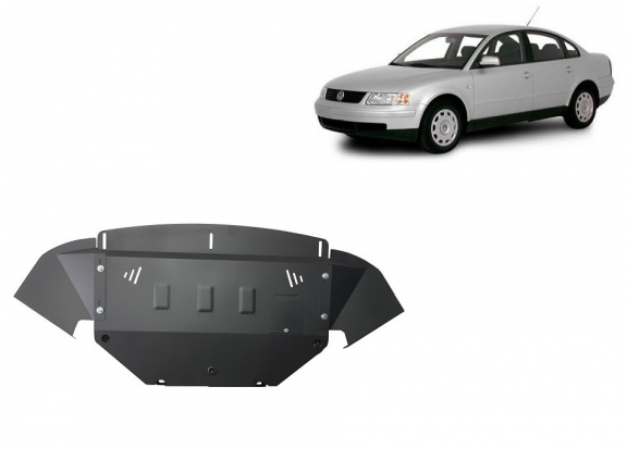 Steel skid plate for VW Passat B5 2.5 TDI V6