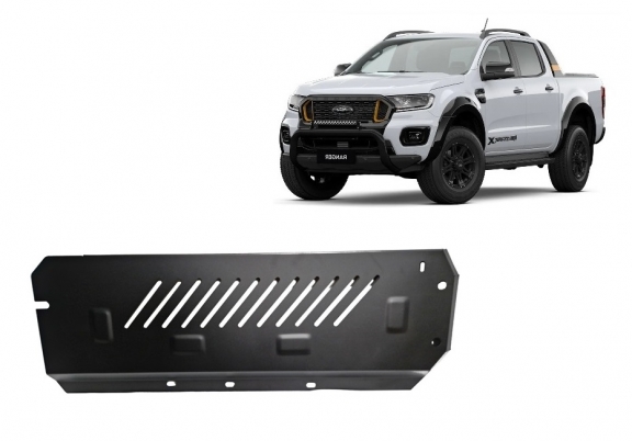 Steel DPF skid plate  for Ford Ranger