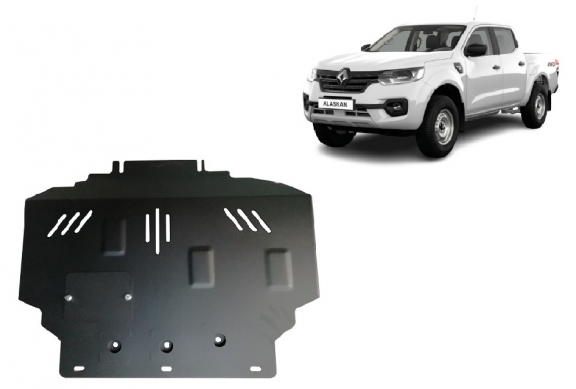 Steel skid plate for Renault Alaskan