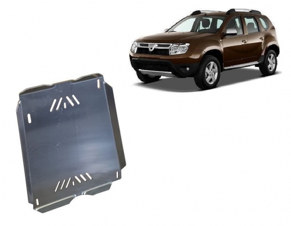 Aluminum fuel tank skid plate  for Dacia Duster