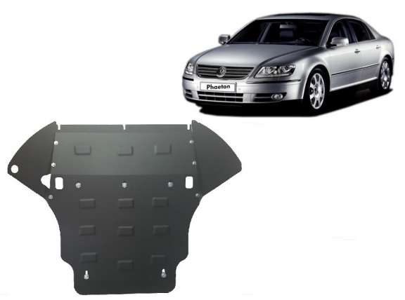 Steel skid plate for Volkswagen Phaeton