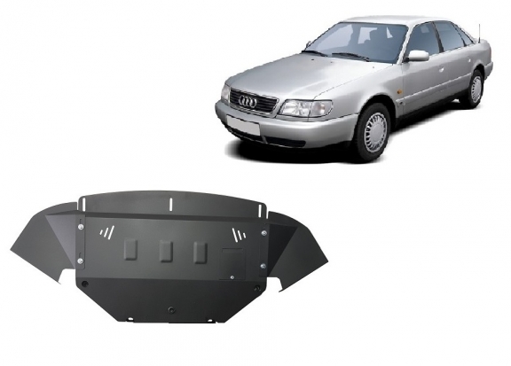 Steel skid plate for Audi A6