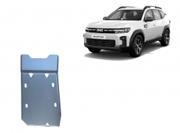 Aluminum diferential skid plate for Dacia Bigster 4x4