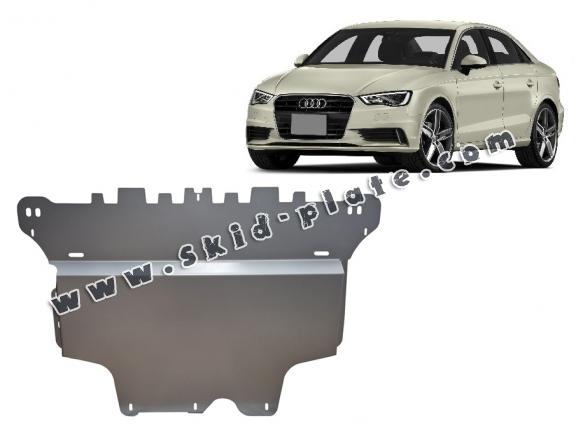 Aluminum skid plate for Audi A3