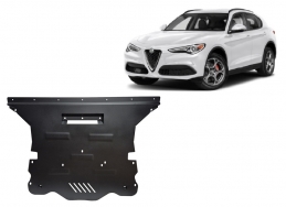 Steel skid plate for Alfa Romeo Stelvio