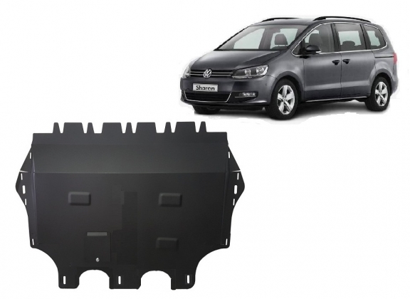 Steel skid plate for Volkswagen Sharan