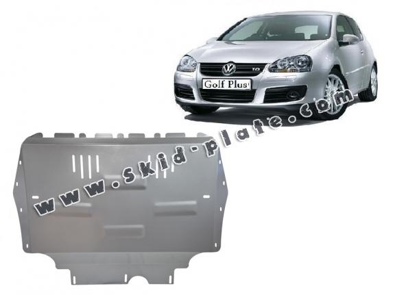 Aluminum skid plate for VW Golf Plus