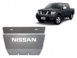 Aluminum radiator skid plate for Nissan Navara D40