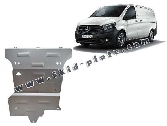 Aluminum skid plate for Mercedes V-Class W447
