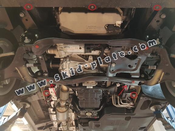 Aluminum skid plate for Mercedes V-Class W447