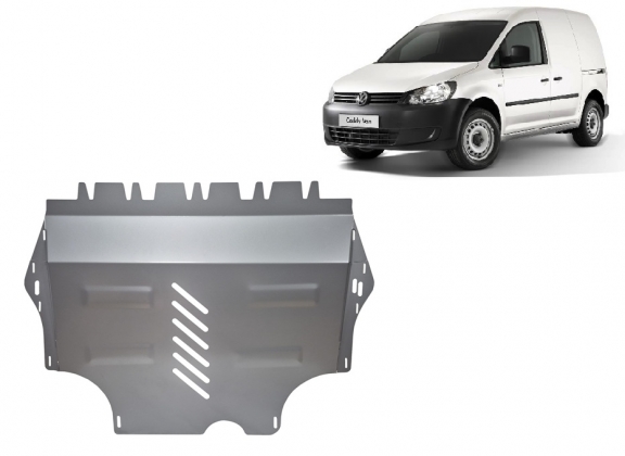 Aluminum skid plate for VW Caddy 