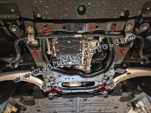 Steel skid plate for Renault Megane E-Tech