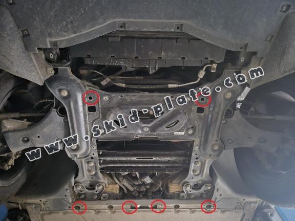 Steel skid plate for Volkswagen ID 4