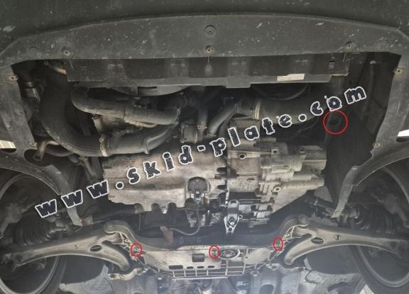 Steel skid plate for Volkswagen Sharan - Webasto