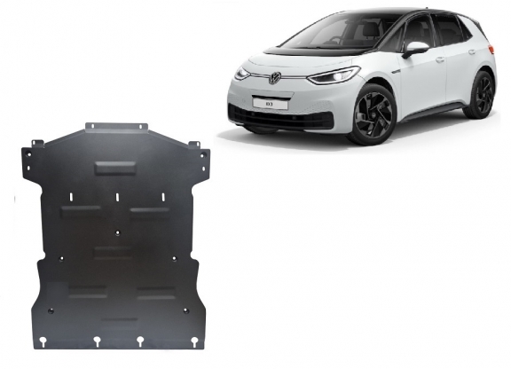 Steel skid plate for Volkswagen ID 3