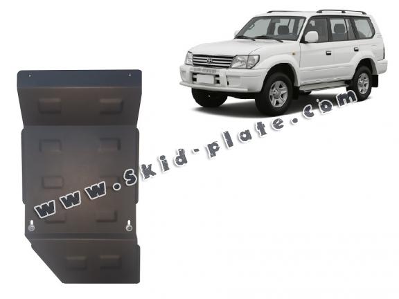 Steel gearbox skid plate for Toyota Land Cruiser J90 - only for 3 doors model
