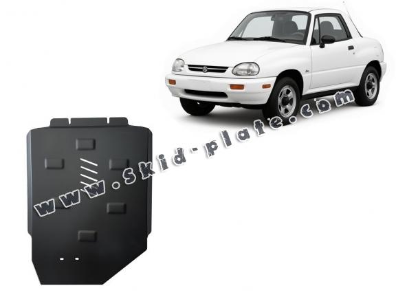 Steel gearbox skid plate for Suzuki X90